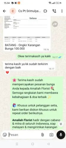 Testimonial Papan Bunga labuan bajo