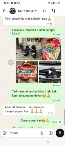 Testimonial Papan Bunga labuan bajo